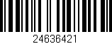 Código de barras (EAN, GTIN, SKU, ISBN): '24636421'