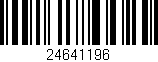 Código de barras (EAN, GTIN, SKU, ISBN): '24641196'