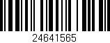 Código de barras (EAN, GTIN, SKU, ISBN): '24641565'