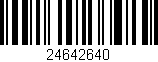 Código de barras (EAN, GTIN, SKU, ISBN): '24642640'