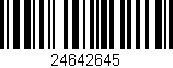 Código de barras (EAN, GTIN, SKU, ISBN): '24642645'