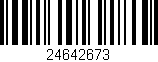 Código de barras (EAN, GTIN, SKU, ISBN): '24642673'