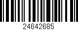 Código de barras (EAN, GTIN, SKU, ISBN): '24642685'