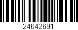 Código de barras (EAN, GTIN, SKU, ISBN): '24642691'