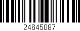 Código de barras (EAN, GTIN, SKU, ISBN): '24645087'
