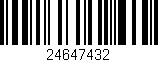 Código de barras (EAN, GTIN, SKU, ISBN): '24647432'