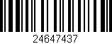 Código de barras (EAN, GTIN, SKU, ISBN): '24647437'