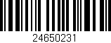 Código de barras (EAN, GTIN, SKU, ISBN): '24650231'