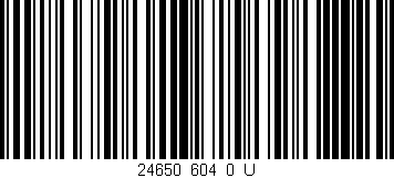 Código de barras (EAN, GTIN, SKU, ISBN): '24650_604_0_U'