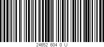 Código de barras (EAN, GTIN, SKU, ISBN): '24652_604_0_U'