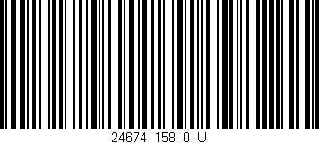 Código de barras (EAN, GTIN, SKU, ISBN): '24674_158_0_U'