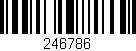 Código de barras (EAN, GTIN, SKU, ISBN): '246786'