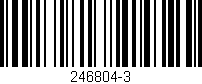 Código de barras (EAN, GTIN, SKU, ISBN): '246804-3'
