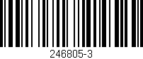 Código de barras (EAN, GTIN, SKU, ISBN): '246805-3'