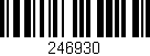 Código de barras (EAN, GTIN, SKU, ISBN): '246930'