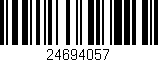 Código de barras (EAN, GTIN, SKU, ISBN): '24694057'