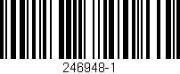 Código de barras (EAN, GTIN, SKU, ISBN): '246948-1'