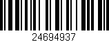 Código de barras (EAN, GTIN, SKU, ISBN): '24694937'