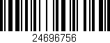 Código de barras (EAN, GTIN, SKU, ISBN): '24696756'