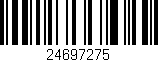 Código de barras (EAN, GTIN, SKU, ISBN): '24697275'