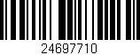 Código de barras (EAN, GTIN, SKU, ISBN): '24697710'
