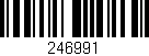 Código de barras (EAN, GTIN, SKU, ISBN): '246991'