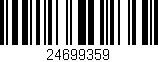 Código de barras (EAN, GTIN, SKU, ISBN): '24699359'