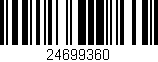 Código de barras (EAN, GTIN, SKU, ISBN): '24699360'