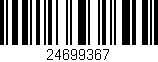 Código de barras (EAN, GTIN, SKU, ISBN): '24699367'
