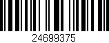 Código de barras (EAN, GTIN, SKU, ISBN): '24699375'