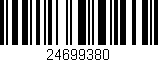 Código de barras (EAN, GTIN, SKU, ISBN): '24699380'