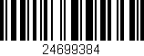 Código de barras (EAN, GTIN, SKU, ISBN): '24699384'