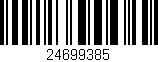 Código de barras (EAN, GTIN, SKU, ISBN): '24699385'