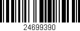 Código de barras (EAN, GTIN, SKU, ISBN): '24699390'