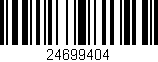 Código de barras (EAN, GTIN, SKU, ISBN): '24699404'