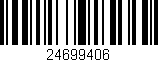 Código de barras (EAN, GTIN, SKU, ISBN): '24699406'