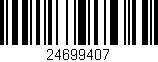 Código de barras (EAN, GTIN, SKU, ISBN): '24699407'