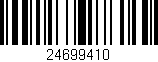 Código de barras (EAN, GTIN, SKU, ISBN): '24699410'