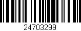 Código de barras (EAN, GTIN, SKU, ISBN): '24703299'