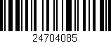 Código de barras (EAN, GTIN, SKU, ISBN): '24704085'