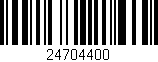 Código de barras (EAN, GTIN, SKU, ISBN): '24704400'