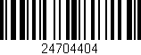 Código de barras (EAN, GTIN, SKU, ISBN): '24704404'