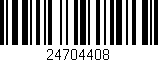 Código de barras (EAN, GTIN, SKU, ISBN): '24704408'