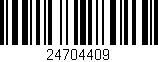 Código de barras (EAN, GTIN, SKU, ISBN): '24704409'