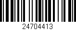 Código de barras (EAN, GTIN, SKU, ISBN): '24704413'