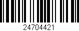 Código de barras (EAN, GTIN, SKU, ISBN): '24704421'