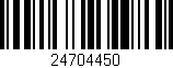 Código de barras (EAN, GTIN, SKU, ISBN): '24704450'