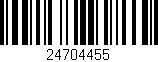 Código de barras (EAN, GTIN, SKU, ISBN): '24704455'