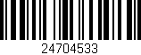 Código de barras (EAN, GTIN, SKU, ISBN): '24704533'
