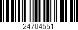 Código de barras (EAN, GTIN, SKU, ISBN): '24704551'